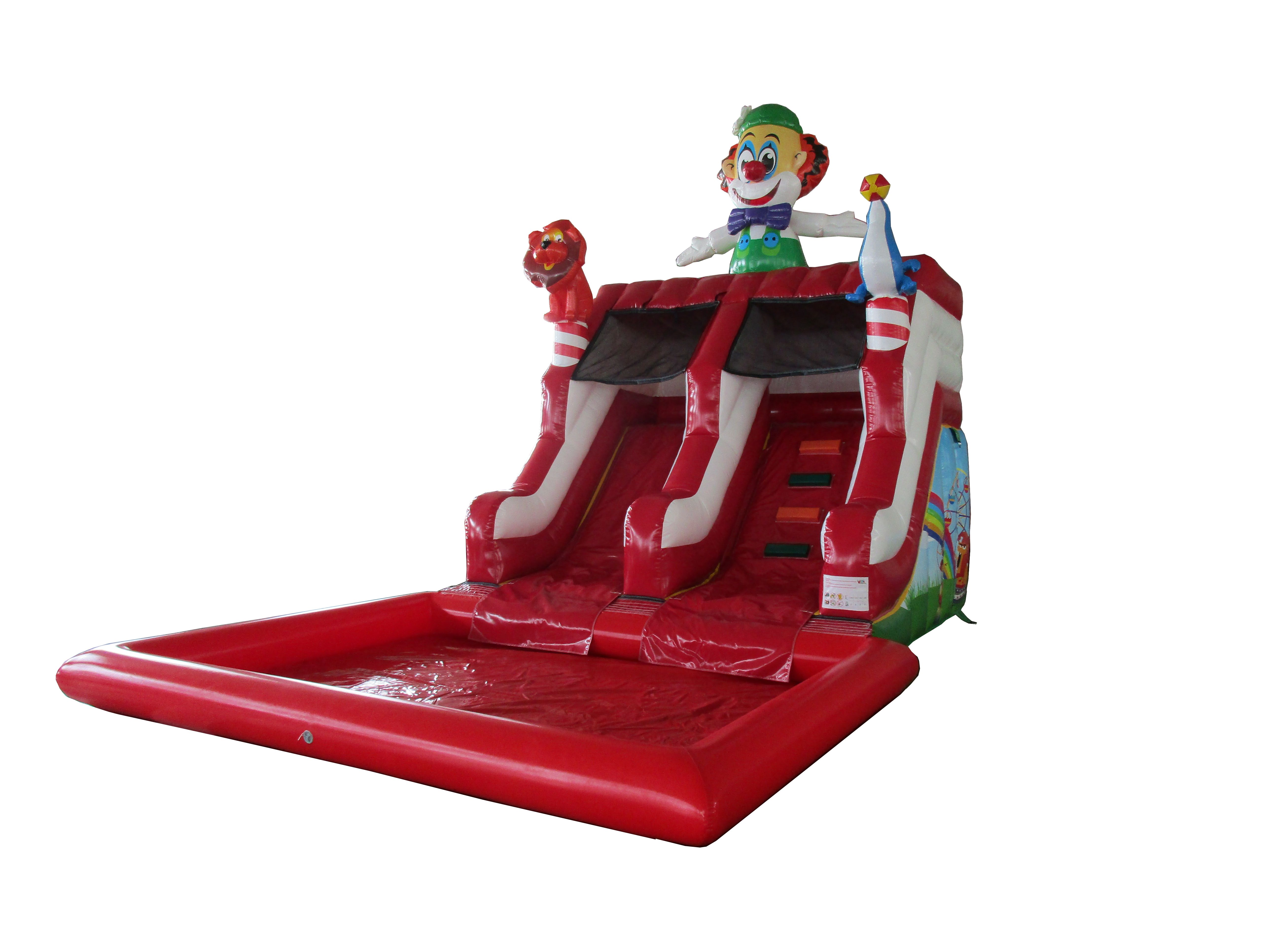 Kleine Rutsche mit Pool Zirkus